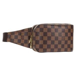 LOUIS VUITTON Damier Ebene Geronimos Shoulder Bag N51994 LV Auth 135296V